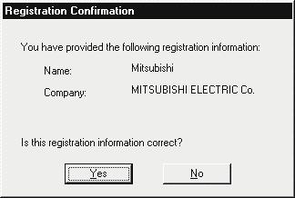 7) Confirm the registered name and company name.