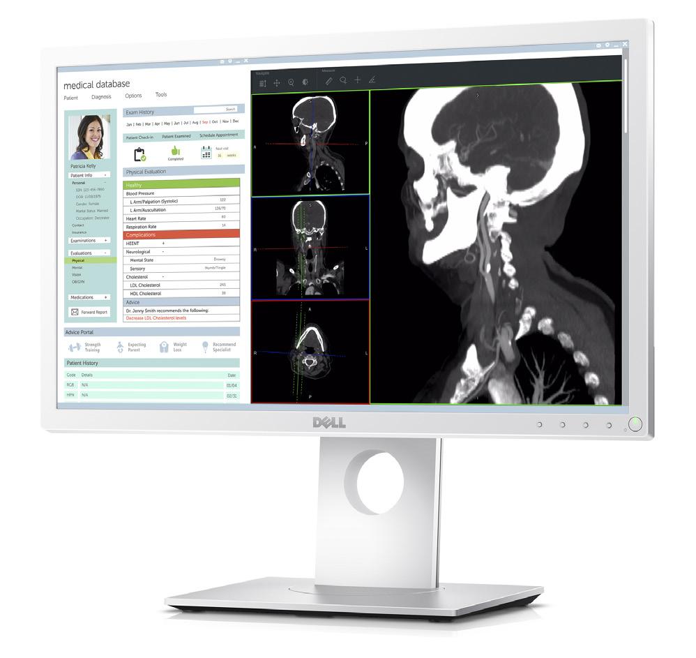 Dell Medical Review MR2217 5a Dell Medical Review 22 Monitor MR2416 *** Dell Medical Review 24 Monitor Viewable image size (inches / cm) 21.5 inches / 54.61 cm 24.0 inches / 60.