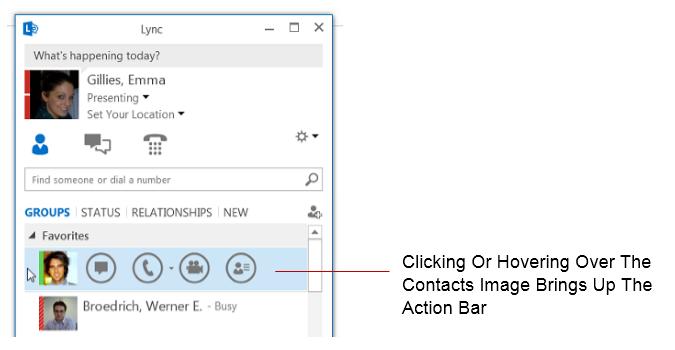 Action Bar For Multimodal Communication The action bar gives you the option to implement many