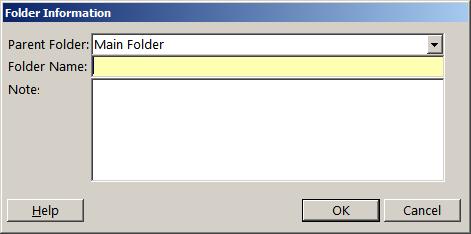 Creating a Folder NDSR projects may be organized in a system of folders with up to three sub-folder levels. The NDSR Main Folder is a default folder and may not be edited.