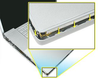 Note: For the following procedures, you will want to keep the top case close to the bottom case so the flex cable