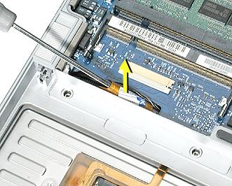 19. Carefully close the display, without forcing. If it does not close easily, reinstall the top case, checking for cable routing and clearances. 20. Turn the computer over. 21.