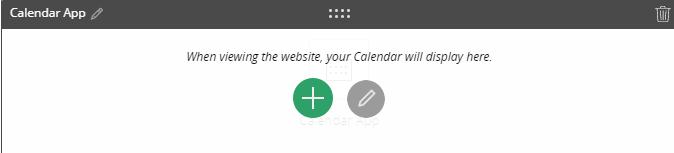 Add to the Calendar(To be displayed in the upcoming events app) 1. Click the Calendar Page 2.