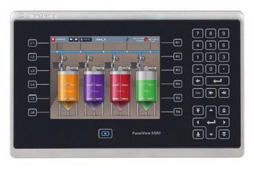 Logix-based alarms are automatically available on the PanelView 5510 and 5310 graphic terminals to eliminate additional alarm programming and help to reduce network traffic.