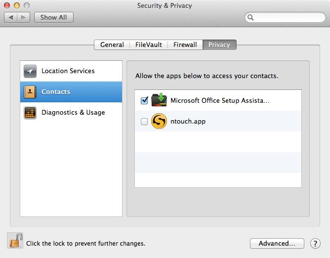 Import Mac Contacts To Fix a Privacy Problem If you cannot see contacts that are stored in the Mac s Contacts app in the My Mac list, you must follow these steps to correct the a privacy problem. 1.
