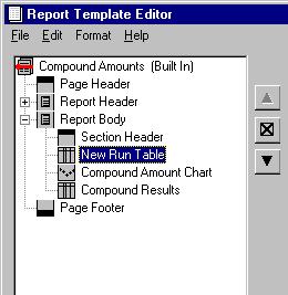 Using the Report Template Editor 4 Preparing to Use the Report Template Editor Understanding the Report Template Editor Tree Views The Report Template Editor uses tree views to display various