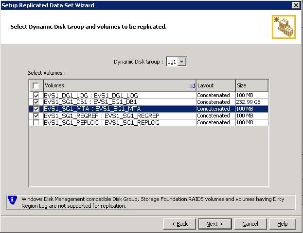 438 Deploying SFW and VVR with Microsoft failover clustering: New Exchange installation Setting up the replicated data sets (RDS) for VVR If the required primary host is not connected to the VEA