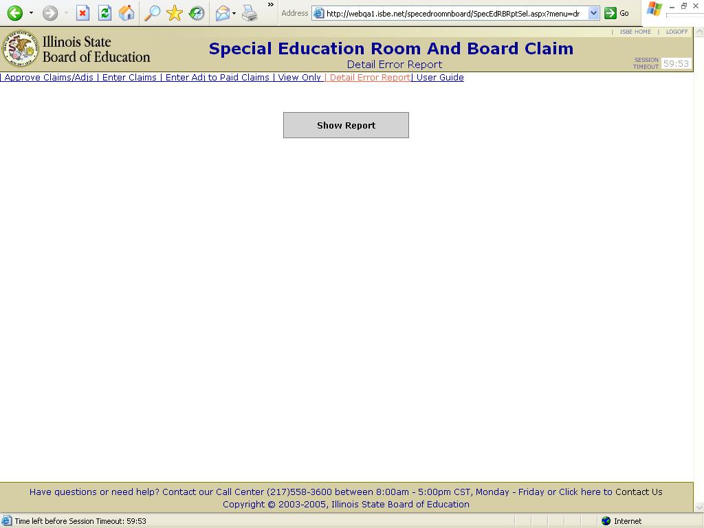 Special Education Room and Board Claim System Page 16 G.