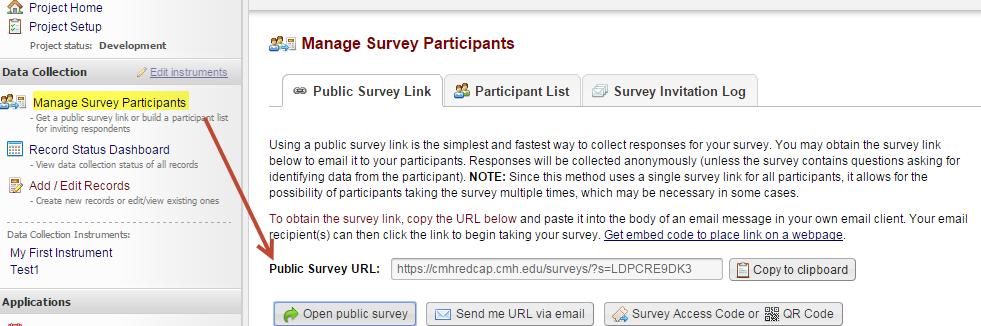 Public Survey Link Using a public survey link is the simplest and fastest way to collect responses for your survey. Responses are collected anonymously.