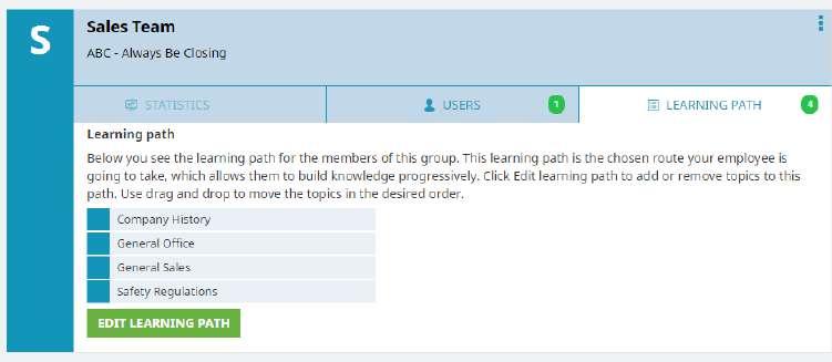 About Learning Paths Knowingo + learning paths enable learning managers control over how content is introduced to users.