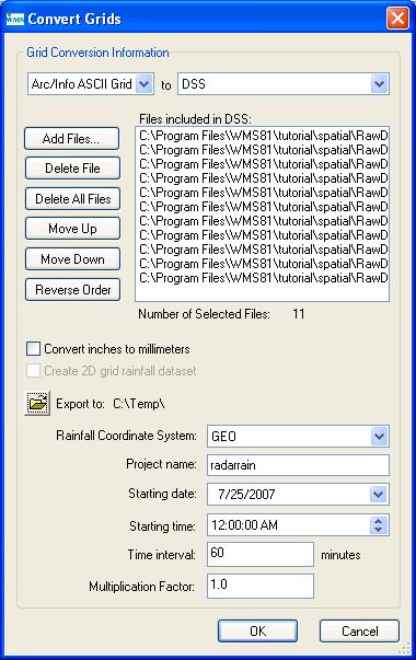 10. In the Convert Grids dialog, make sure the Convert inches to millimeters option is toggled off (Figure 6-3). Figure 6-3: Convert Grids dialog 11.