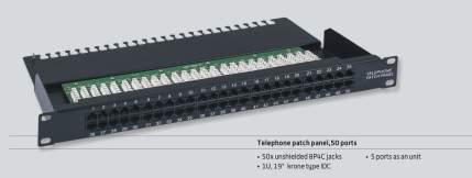 TFCB-PP30-STP-C6A-24P STP CAT5e patch panel,24 ports,1u