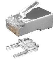 CAT 6 UTP RJ45 DESCRIPTION Cat6 UTP 8P8C Modular Plug RJ45 Connector Cat6 8P8C RJ45 male connector is mainly used for twisted pair network cable applications, following FCC standard.