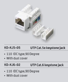 Keystone Jack TFCB-KJ5-05 TFCB-KJ6-02