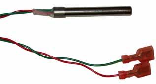 SYSTEM COMPONENTS - SENSORS TEMPERATURE SENSOR PROBE C0SNSR05AE1- (14K92) When used with Network Thermostat Controller applications, the Temperature Sensor Probe displays the return air temperature