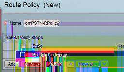Define the Key for 'FromPSTN-RPolicy' Configure >> Route Policies >> Add (###Comm