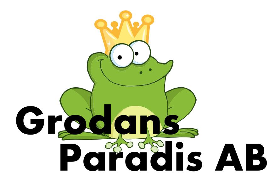 Grodans Paradis AB Brattbergavägen 17 820 50 LOS SWEDEN web: http://www.auto.grodansparadis.com email: info@grodansparadis.
