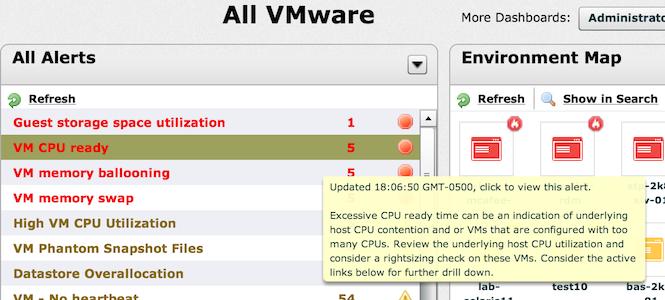 However, given that there are five such alerts and possible hundreds of virtual machines, you need more detail. Figure 2.