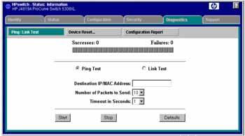 Installation and service of HP ProCurve devices Diagnostic tools (2500, 2600, 2800, 4100gl, 5300xl series, 6108) Diagnostic tools 2500, 2600, 2800, 4100gl,