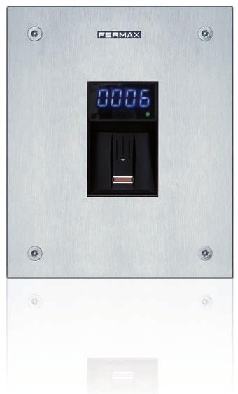 STAND-ALONE Fingerprint Marine Fingerprint Ref.5474 Built-in Proximity reader Relay lock-release activation. Programmable from 01 to 99 seconds. Acoustic and visual status data.