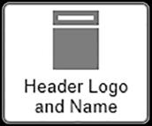 Header / Footer Blocks Header Blocks Logo and company information.