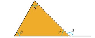 Equilateral Triangle Interior and Exterior Angles of a Triangle a, b and c are