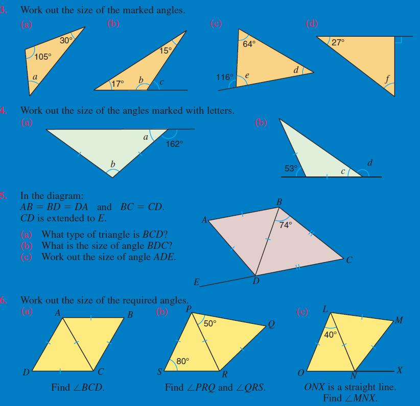 Example Drawn below is an isosceles triangle.