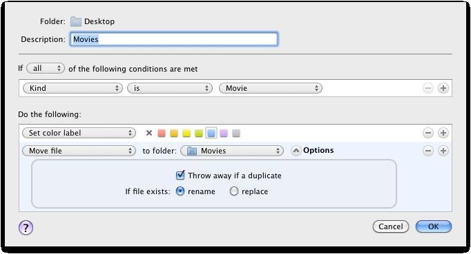 If you press the Options arrow in the bottom of the window, and you will get these choices: