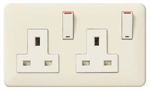 3 Comply with BS1363-2 13A 250V~ -10 C - +40 C : 15,000 times (30,000 movements) : Test current 20A (2.5 mm 2 ) Not more than 52K (s) Switched Socket Pillar 1.