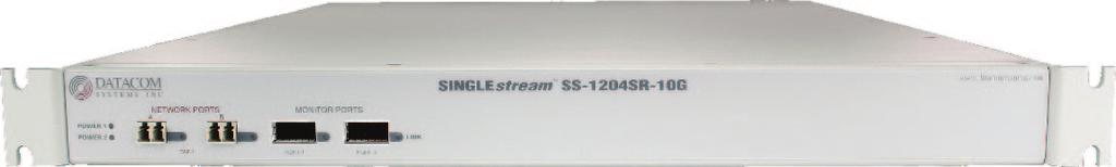 You Can t Monitor What You Can t See SINGLEstream 0 Gigabit Link Aggregation Tap with - XFP Monitoring Ports SS-04-0G Models Full-Duplex Visibility at 0G for Single Interface Monitoring Solutions 0