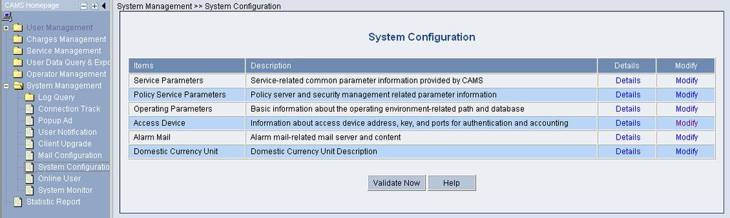 Figure 3-15 Validate Now on System Management page 3.3.3 Configuring the Supplicant System You need to install an 802.