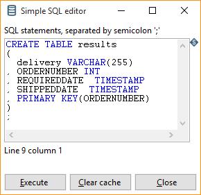 Storing the results in the database 39. Add a Table output step to the transformation and connect Select values to the Table output. When connecting the two steps, select Main output of step.