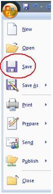 To create a file, double click on the Microsoft Office Word icon on your desktop (the main screen of your computer).