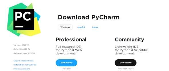 2. PyCharm Installation PyCharm In this chapter, you will learn in detail about the installation process of PyCharm on your local computer.