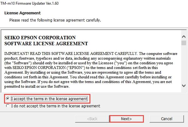A License Agreement window will appear (Fig. 2).
