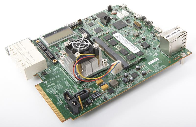 The Keystone 2 - Specifications 66AK2H TI SoC 4 ARM Cortex A15 running Linux (1.4 GHz) 8 C66x TI CorePacs DSPs (1.