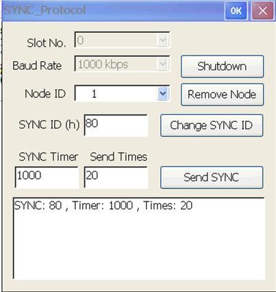 5.1.9. SYNC_Protocol SYNC protocol is a synchronous function of the PDO communication. It is always used with the transmission type of the PDO communication.
