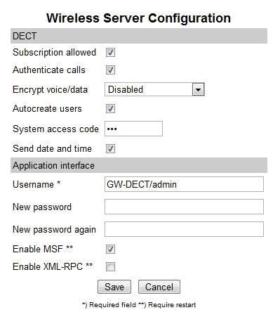 In the Configuration\General Section under General Configuration, define IP, DNS and NTP settings for the KWS300. 4.