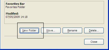 Enter the name of the new folder (in this case The