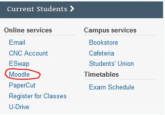 Logging in to Moodle: Welcome to the College of New Caledonia! Logging in to Moodle is simple and easy! First, determine if your instructor uses Moodle.