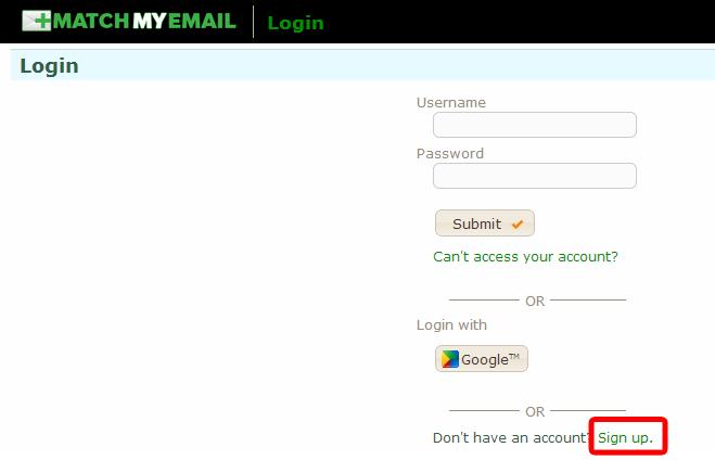 Once you enter your email address, it will automatically fill in as your Username in MME. Please enter an email address to which you have access.