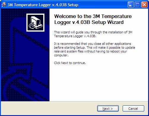 3M Temperature Logger TL20/TL25 - Software Installation Guide Please follow this procedure to install the TL series software correctly on a personal computer (PC).