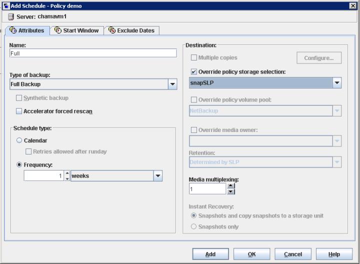Oracle Intelligent Policy (OIP) configuration Create the Oracle Intelligent Policy for Oracle accelerator backups 40 13