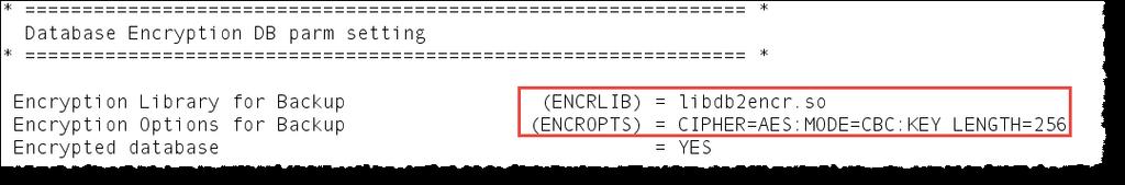 2.2 - Take an encrypted backup As we saw in a previous exercise, the Backup Encryption Library and Backup Encryption Options were set for us automatically when we created the database with the
