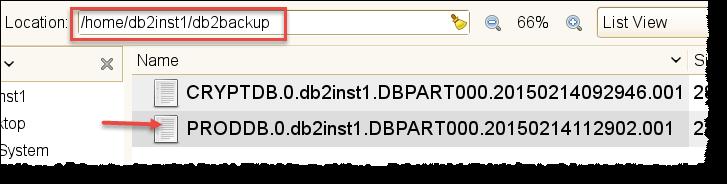This will take a full offline backup of the PRODDB database: 6.