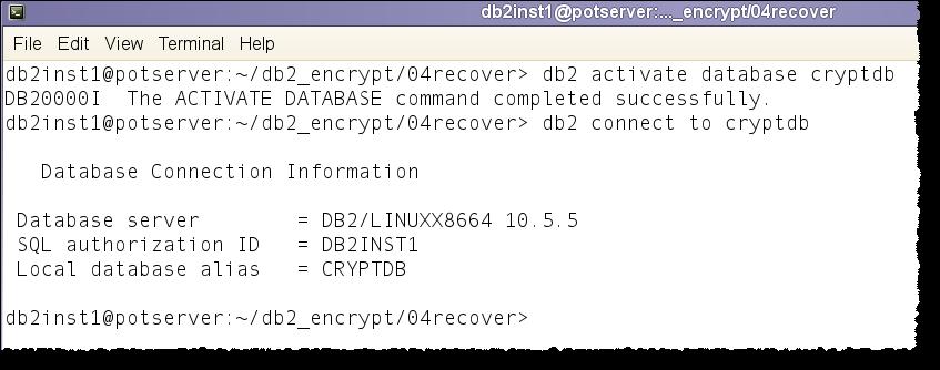 "recovering" this file from a backup you have taken previously.)./recover02.sh 6.