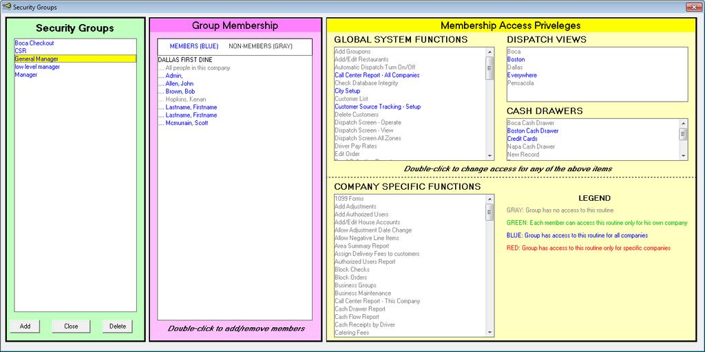 themselves. Security Groups Security System The easiest way to setup security is to create Security Groups.