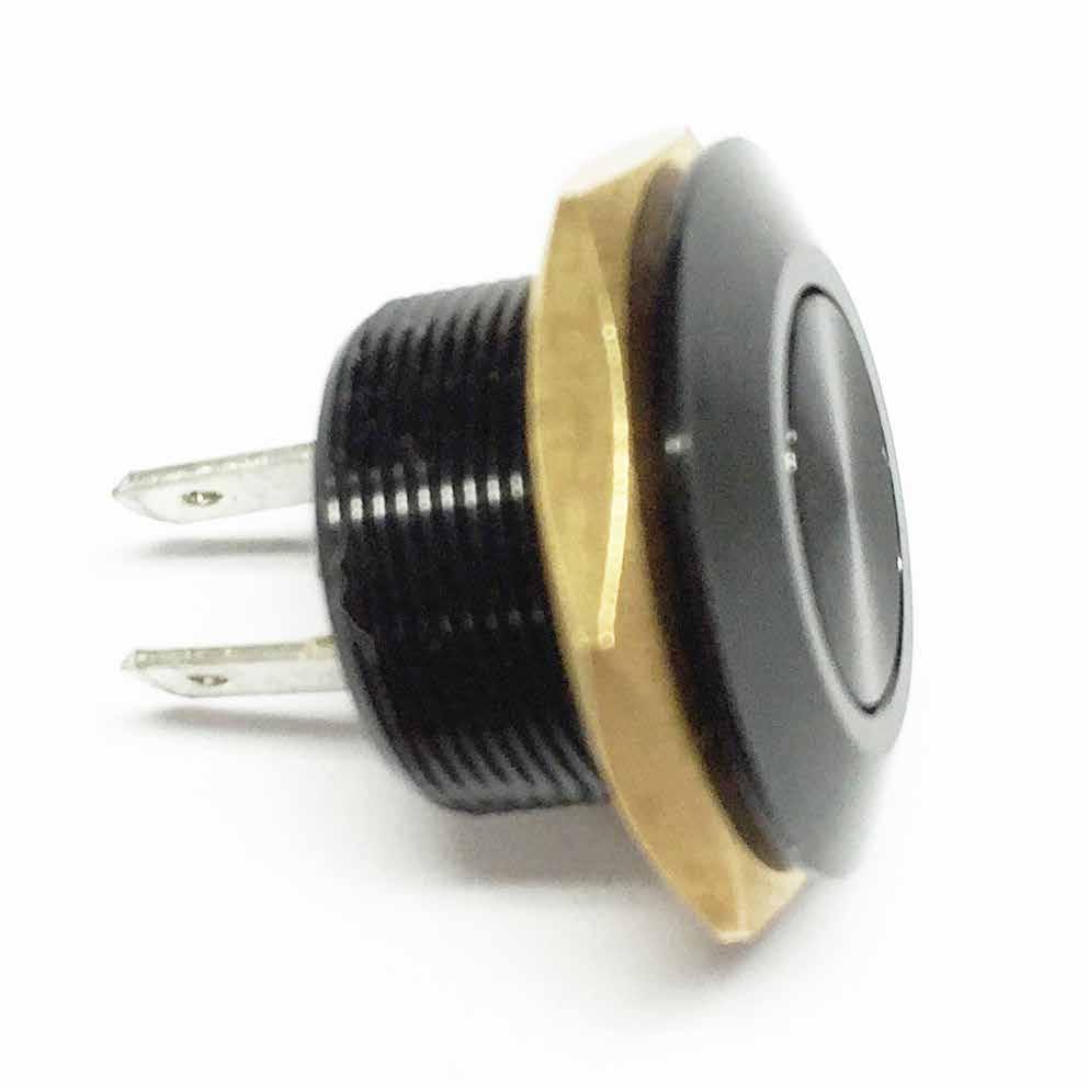 Aluminium Push Button MSW - 12A01/Black, Brown, Blue, Green, Red, Gold The mitec s Aluminium buttons are designed to serve the general purpose of (NO/NC) panel-mounted switches with long term and