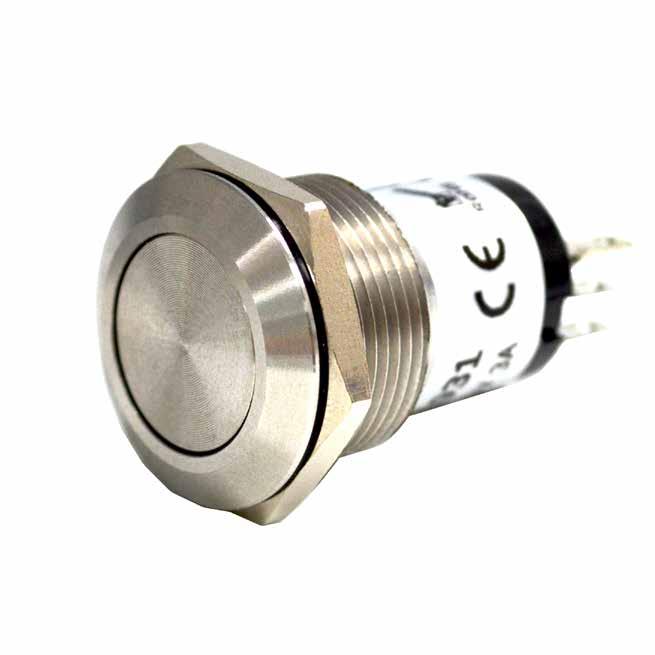Push Button with LED Ring MSW - 231/232/241/242 MSW-231,232,241,242 are 2 mm DPDT switching type buttons, they have both Flat and Convex Type, we also provide