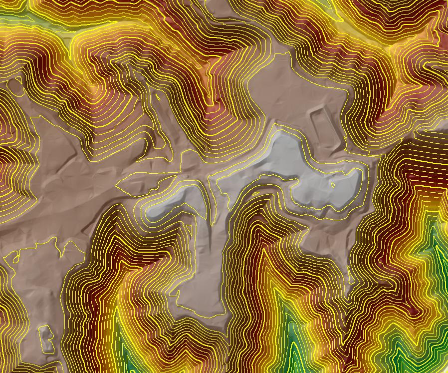 The 3-D analyst extension provides a simple, heads up tool to create contour lines from existing DTM data.